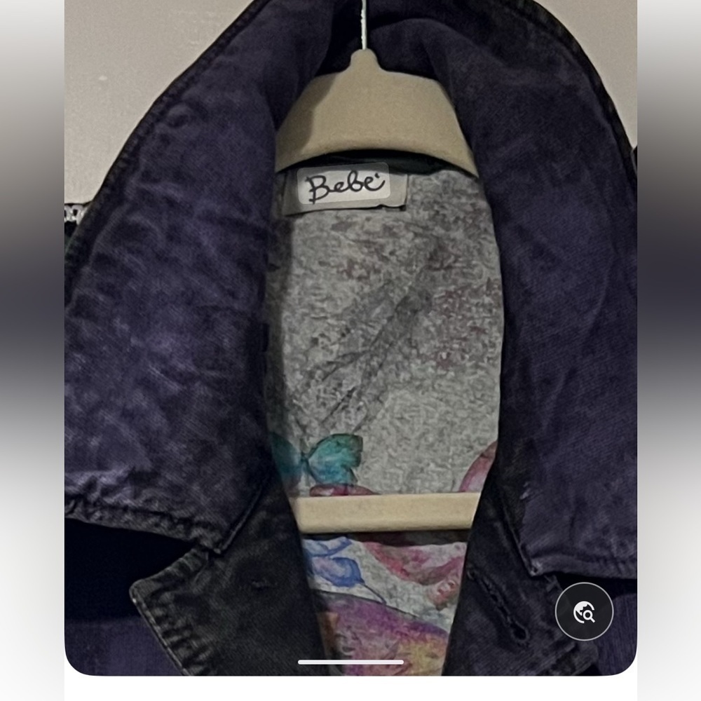 Purple Cotton Jacket Size S/M Chore coat - Picture 5 of 9
